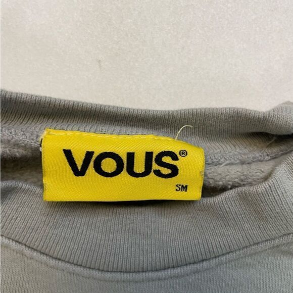 Vous Church Into The Night Crewneck Sweatshirt Women Small Green - Picture 4 of 5